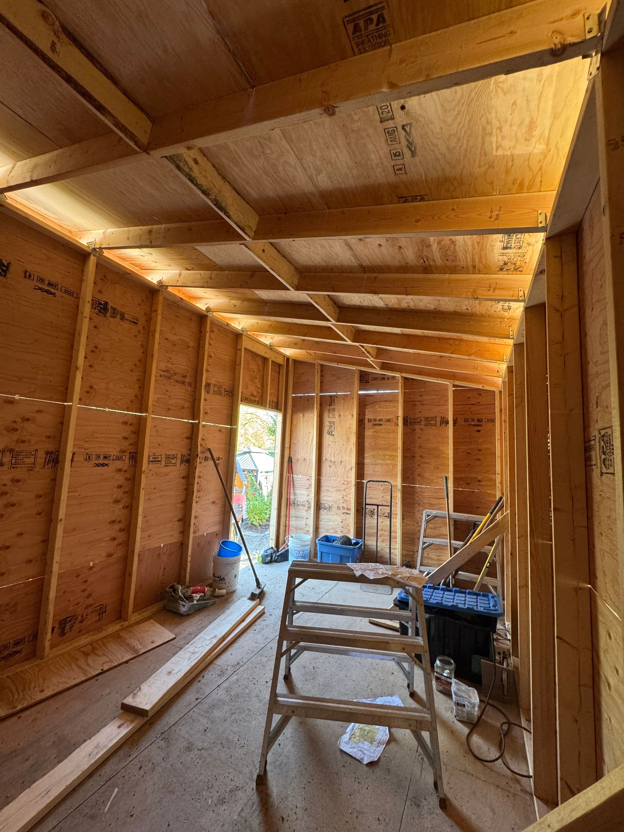 Backyard Transformation — Custom Shed, Paver Patio & Retaining Wall by Habanero Garden and Exterior Care