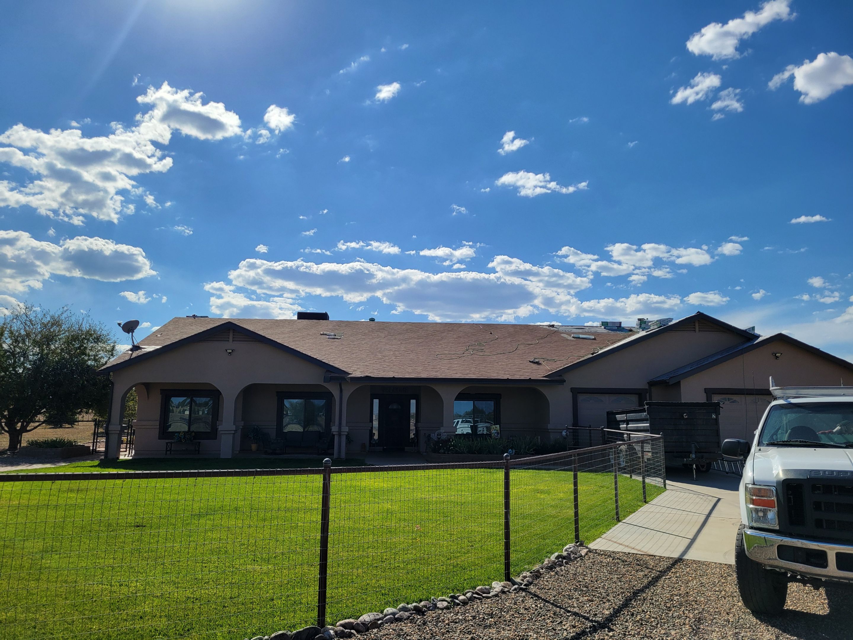 Residential Roofing Installation using Malarkey Vista Sienna Blend by Badger Roofing
