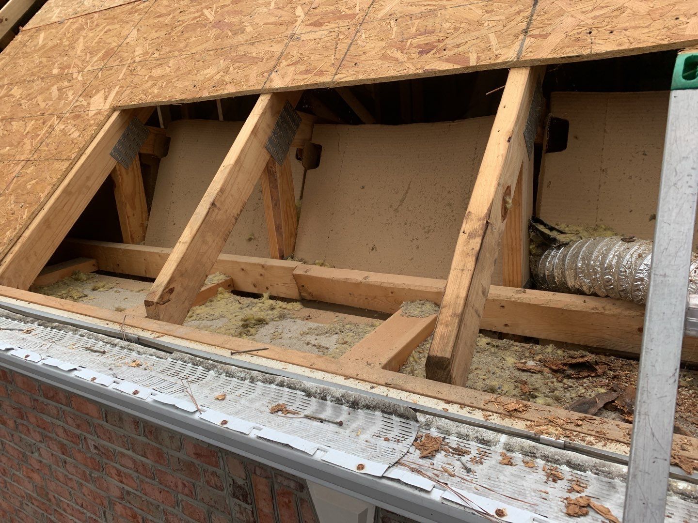 Hail Damaged Inspection / Repair / Re roof by American Roofing NC