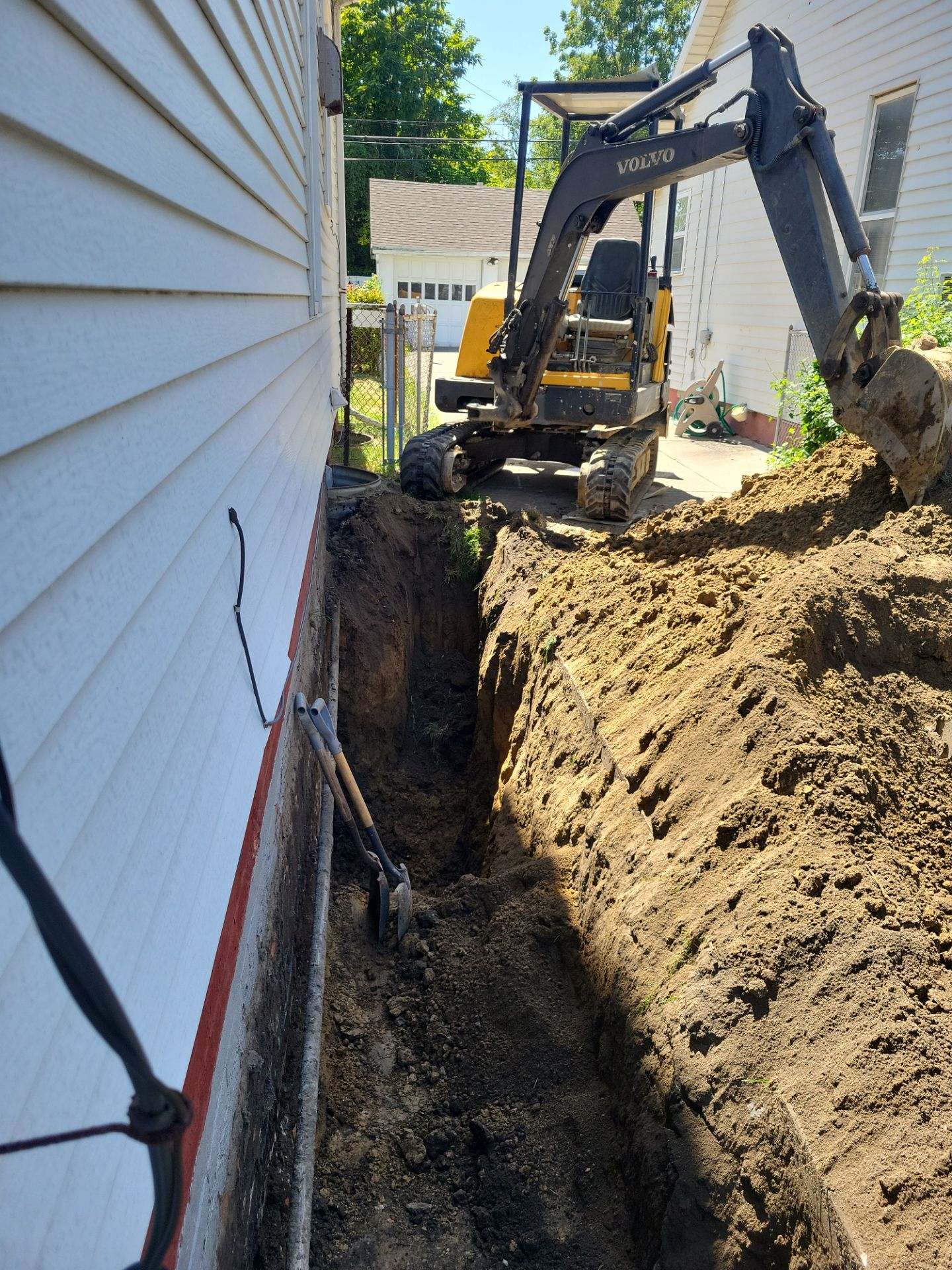Exterior Deep Waterproofing System by Toledo Basement Repair