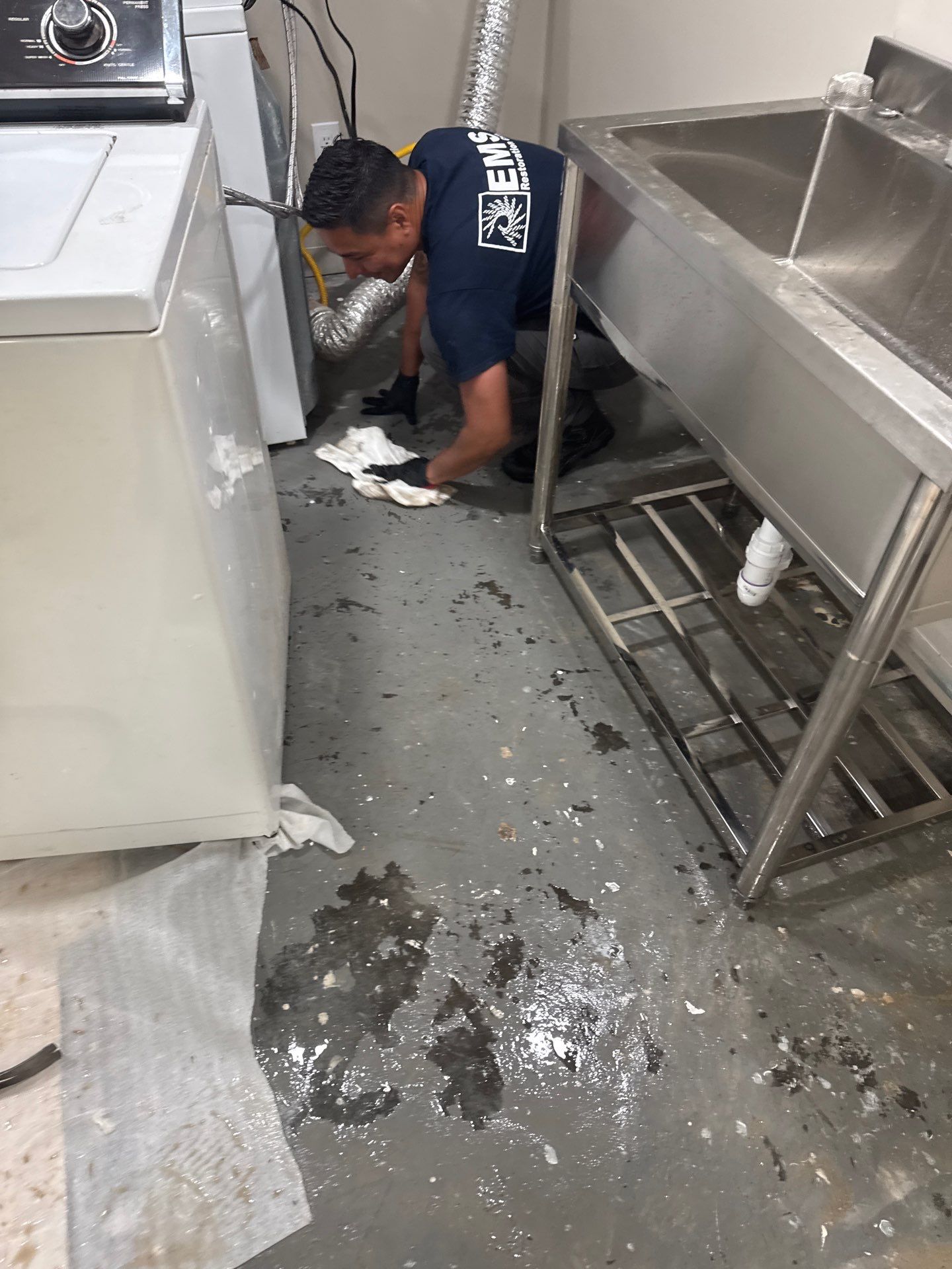 Basement Moisture Remediation in Mineola by EMS Restoration Corp