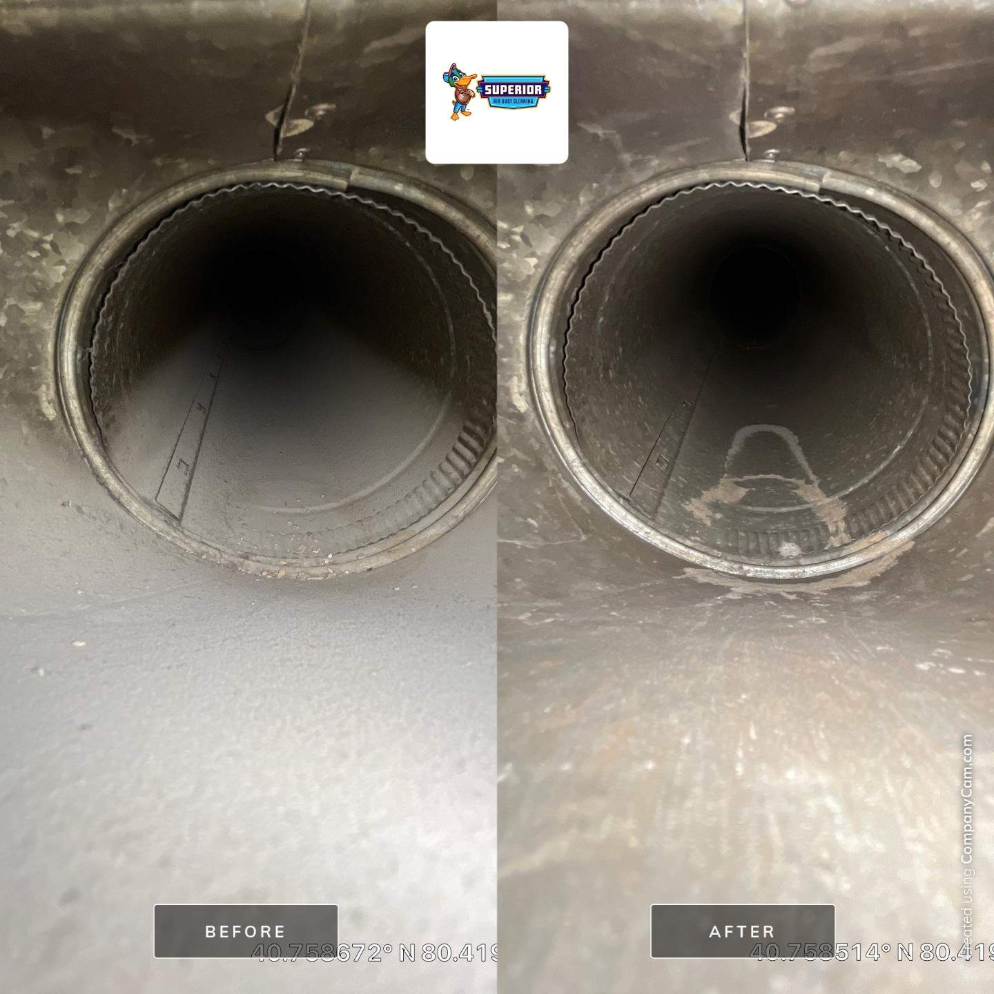 Air Duct Cleaning With a Vacuum Truck in Beaver Falls, PA by Superior Air Duct Cleaning