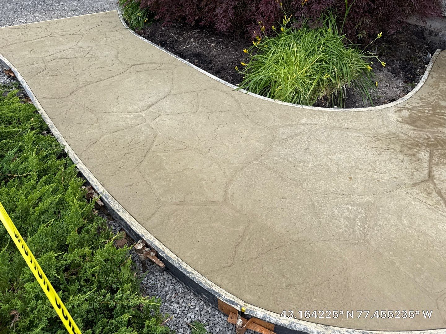 Appalachian Flagstone Stamp  by NG Masonry & Construction LLC