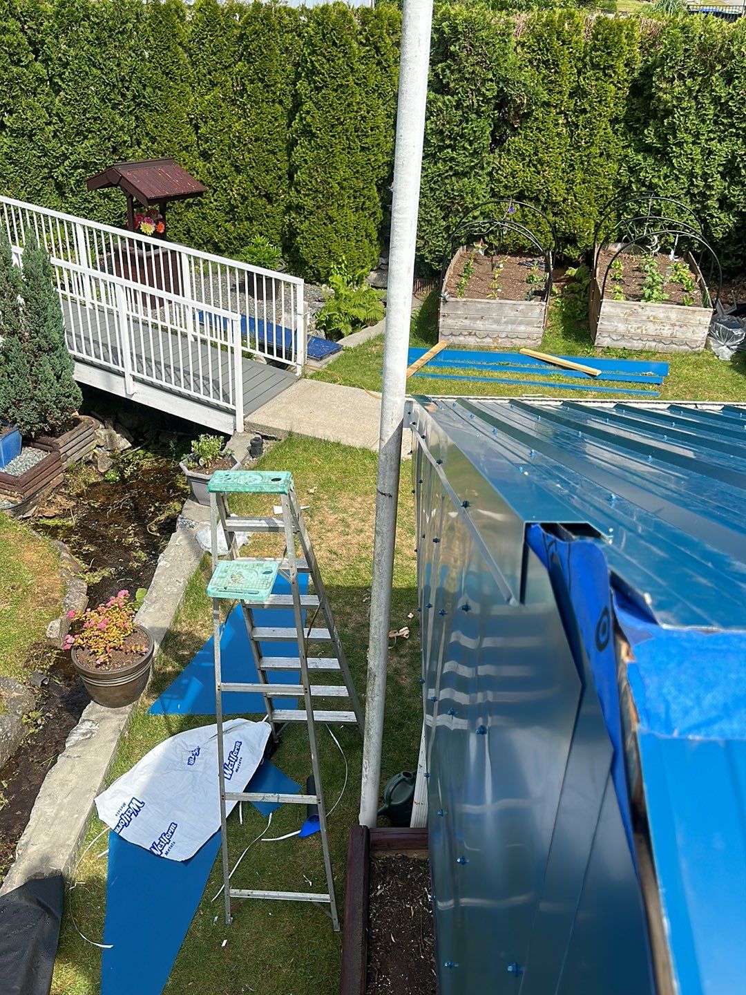 Residential ReRoofing Installation using Duraclad 26ga by Top Notch Roofing Inc