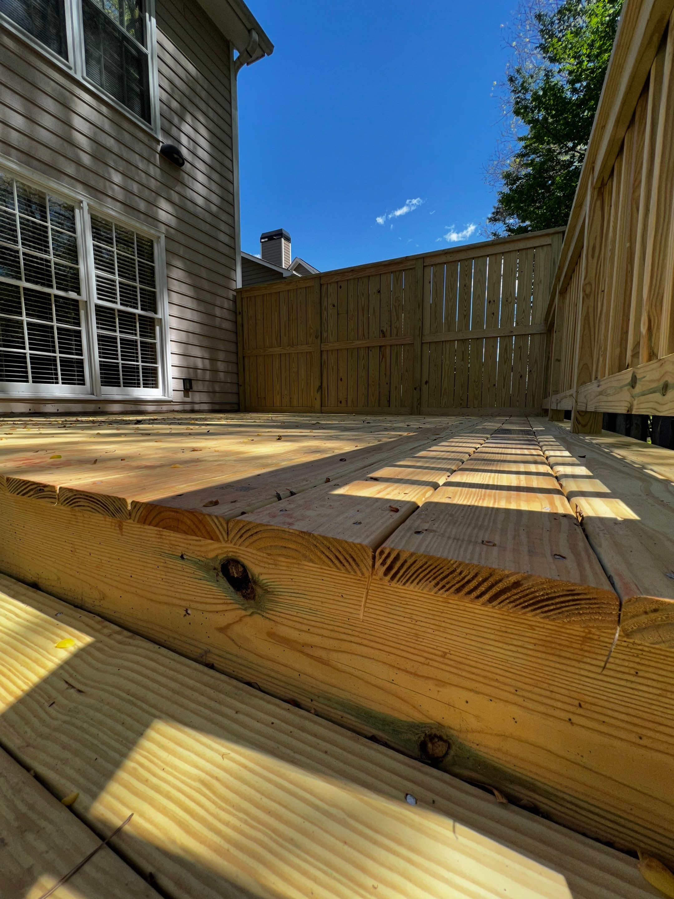 Custom Screened Porch and Multi-Level Wood Deck in Acworth by Swift Home Renovations