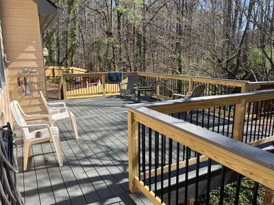 Trex Deck Build with Hybrid Railing in Lilburn, GA