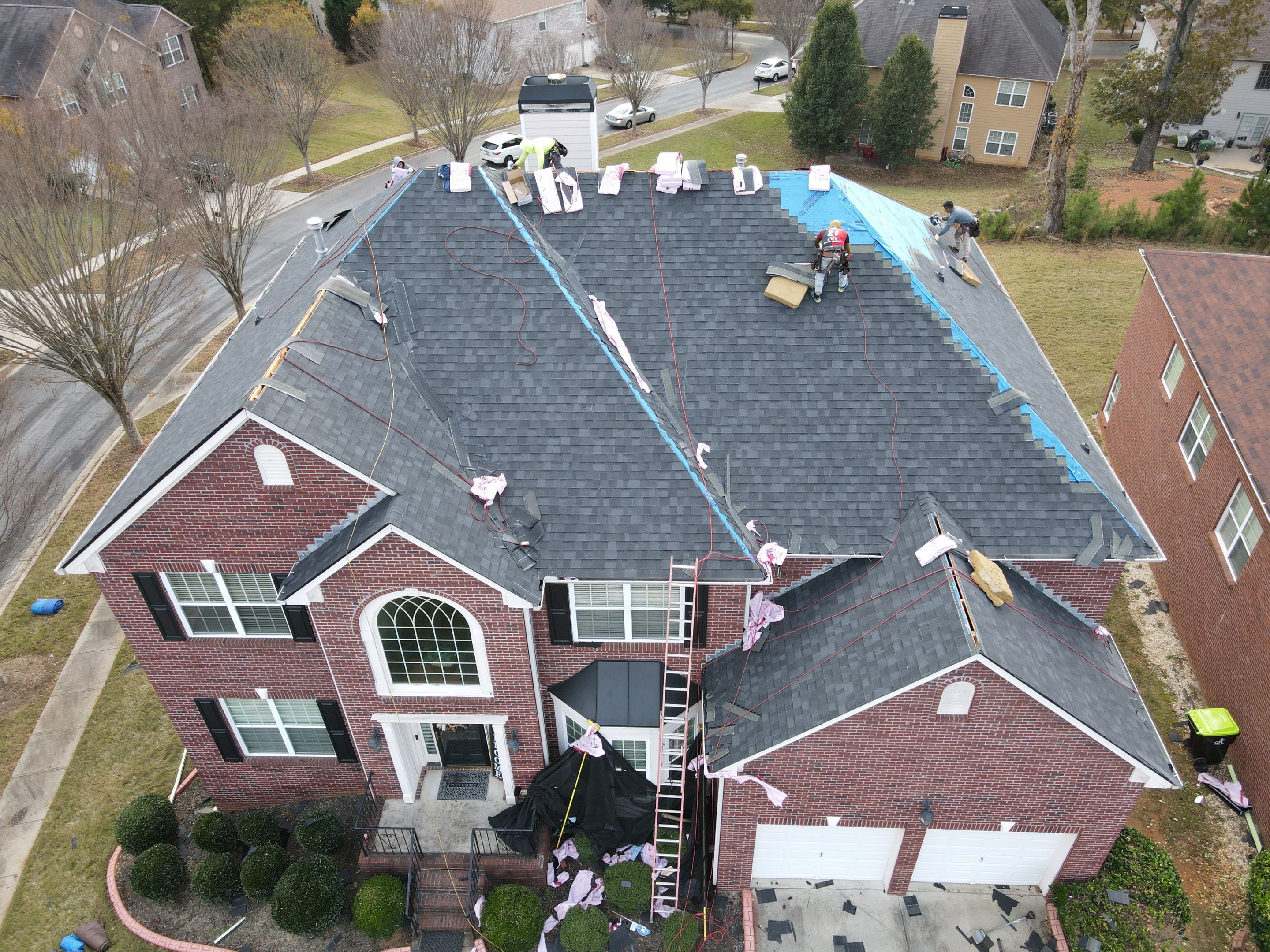 Residential Roofing Installation using Owens Corning by Inspector Roofing and Restoration