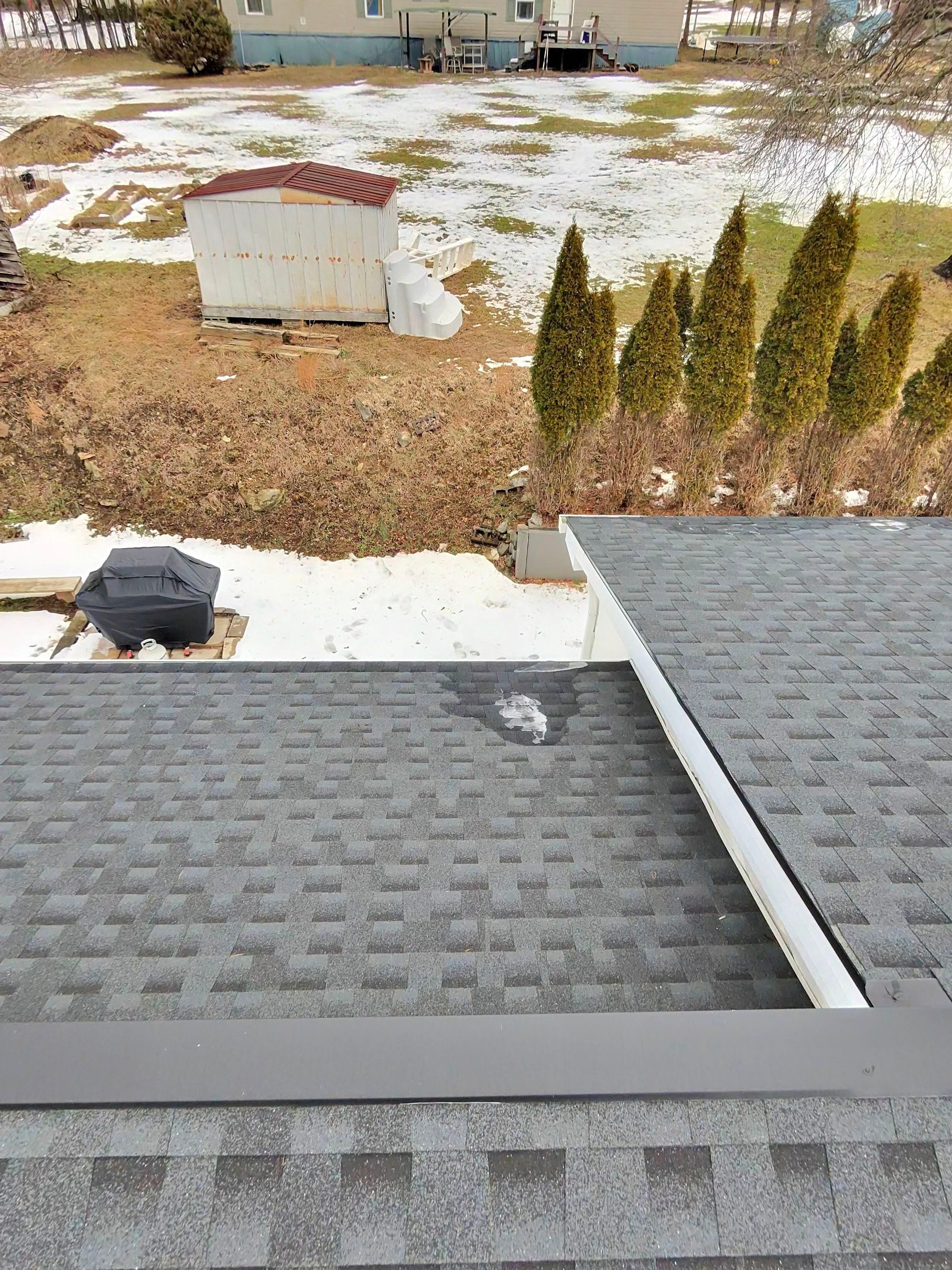 Residential Roofing Installation using GAF Timberline HDZ Charcoal by Rainstoppers Roofing