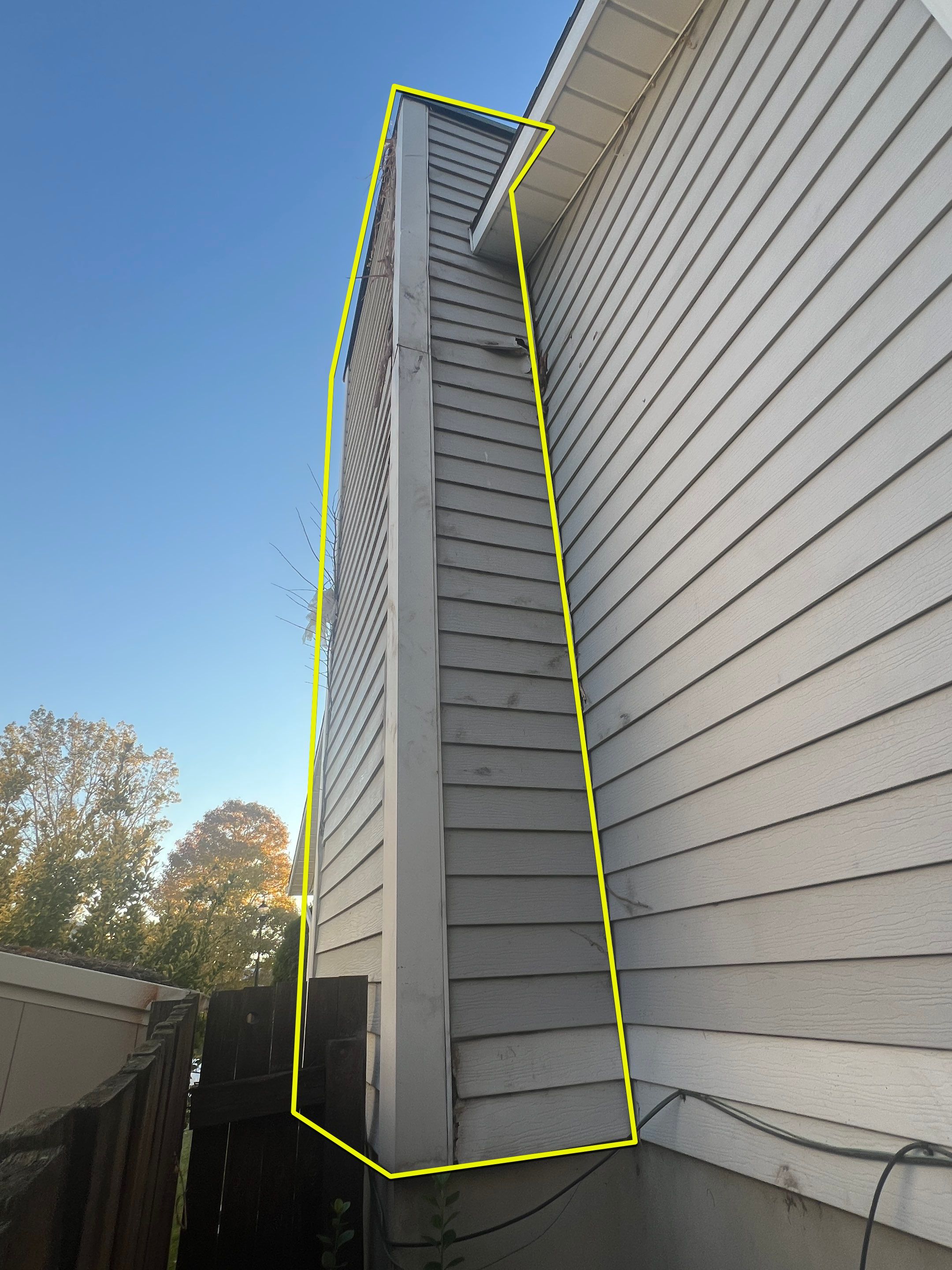 West Jordan | Aluminum Demo & Chimney Siding Upgrade | Silver Grey by Ideal Siding Utah