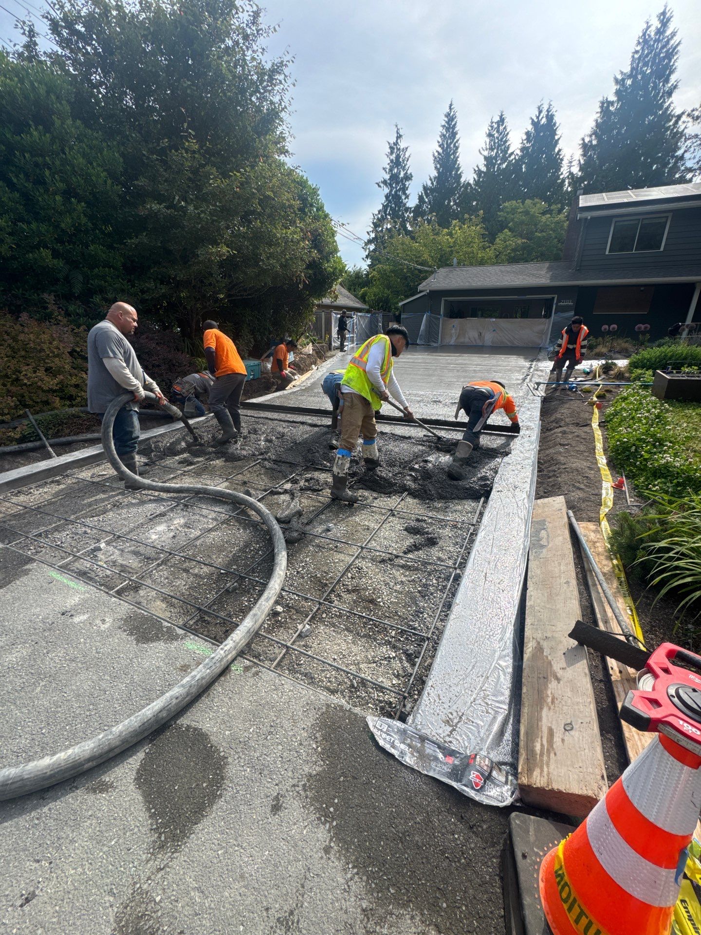 Concrete Driveway Makeover | Edmonds  by Jireh Asphalt & Concrete Inc 