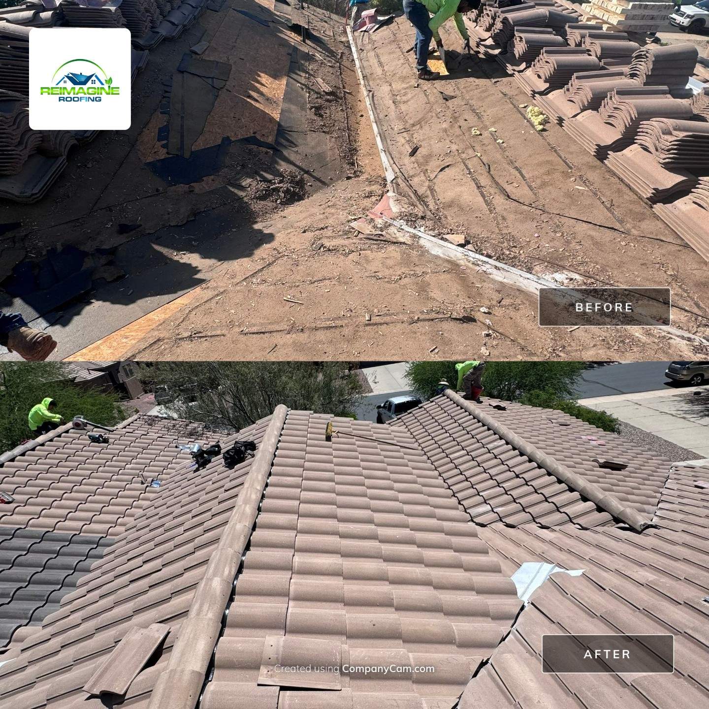 Sandstone Concrete Tile by Reimagine Roofing