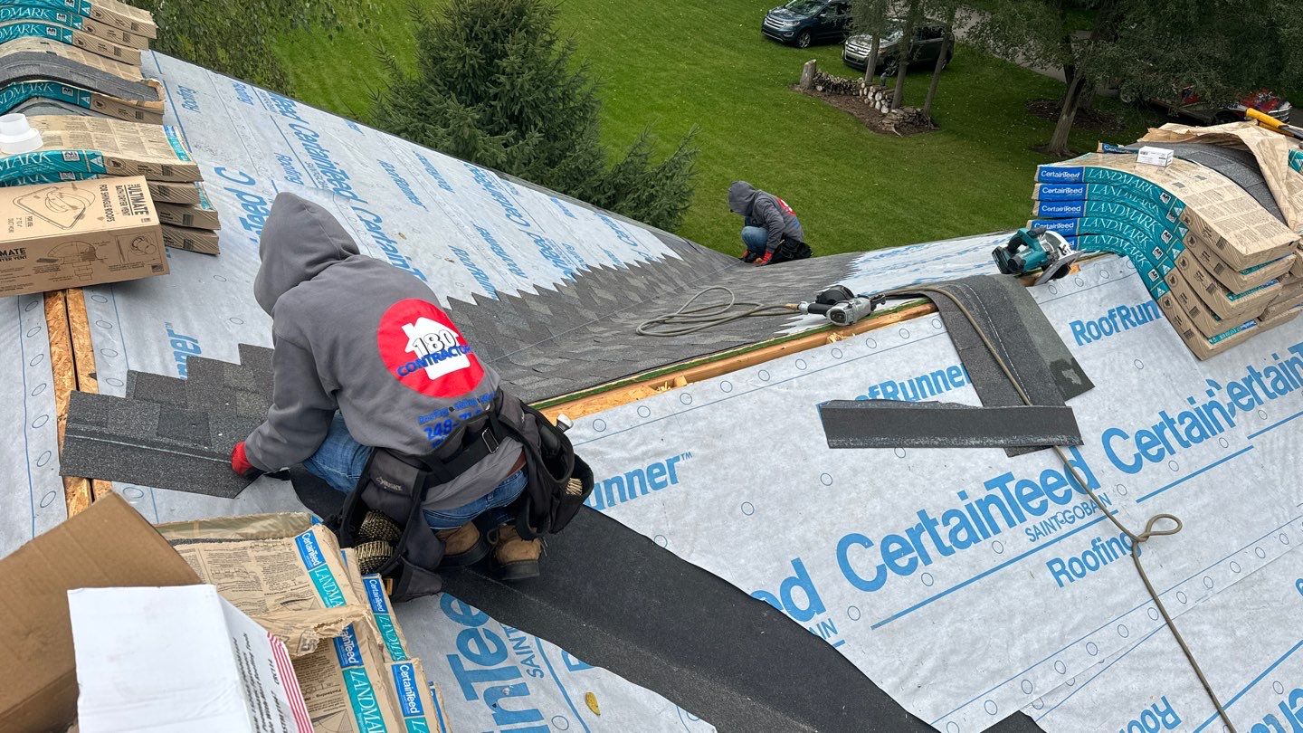 Roof Replacement using Owens Corning by 180 Contractors