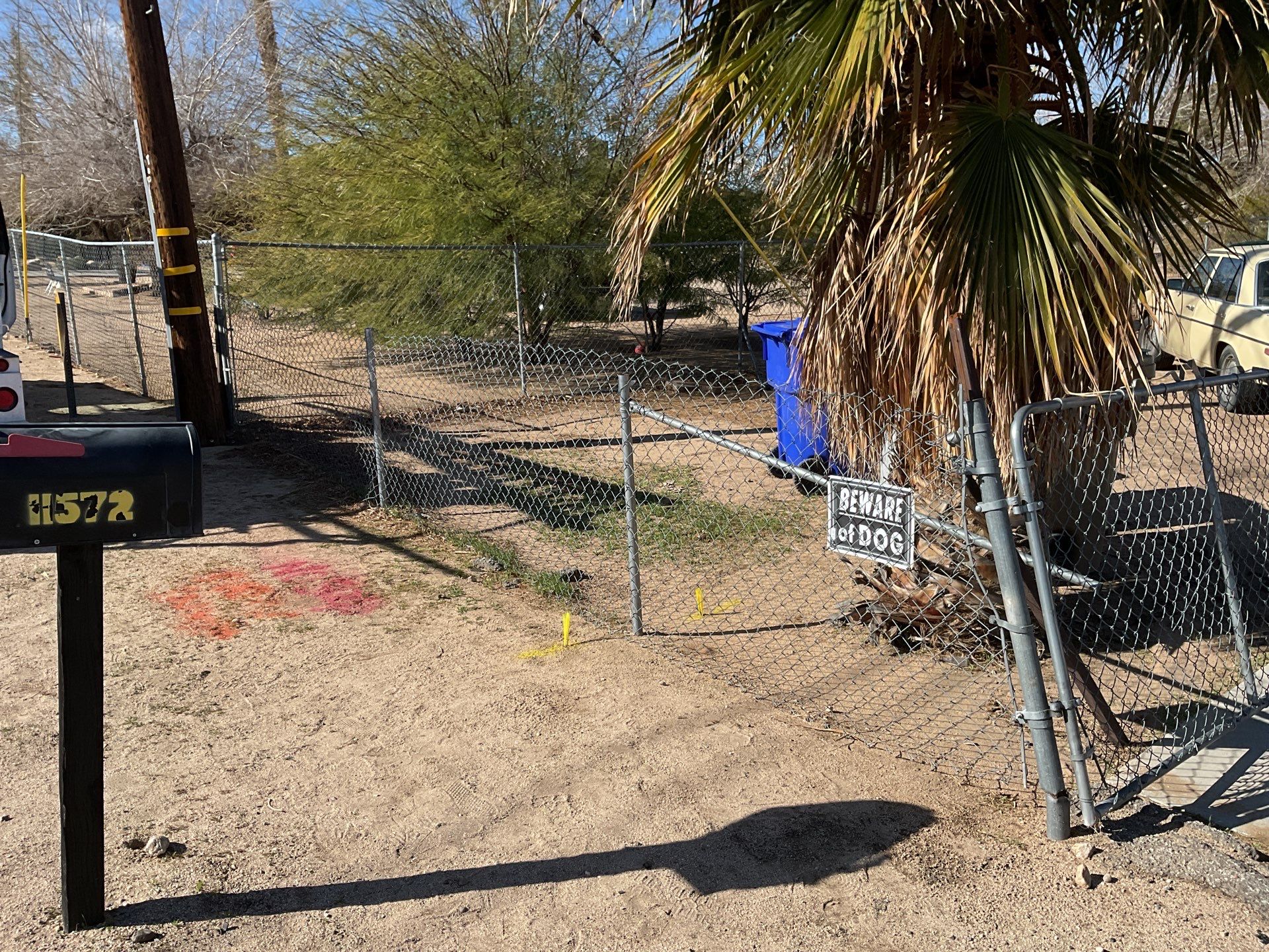 Fence Installation using chain link by Fence Guys Inc. 