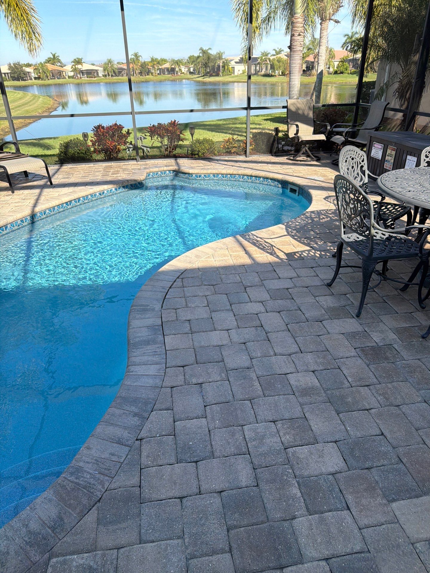 Valencia Lakes Pool Deck Paver Sealing and Restoration by Supreme Paver Experts