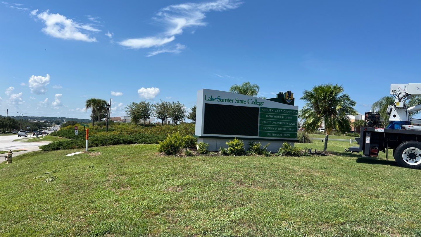 Monument Sign for LSSC Clermont by SignCrafters