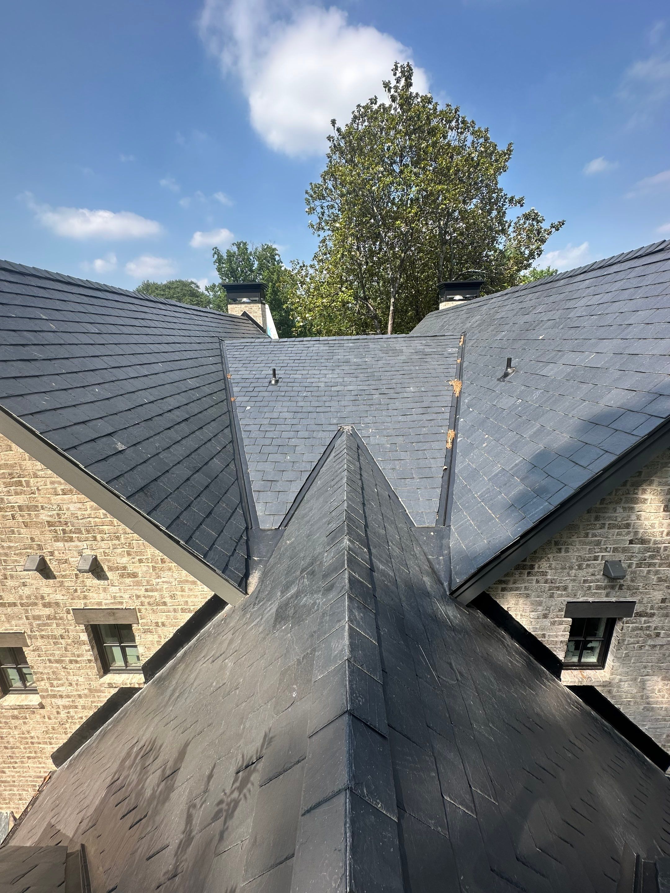 Slate Roof Installation by Mosaic Roofing Company
