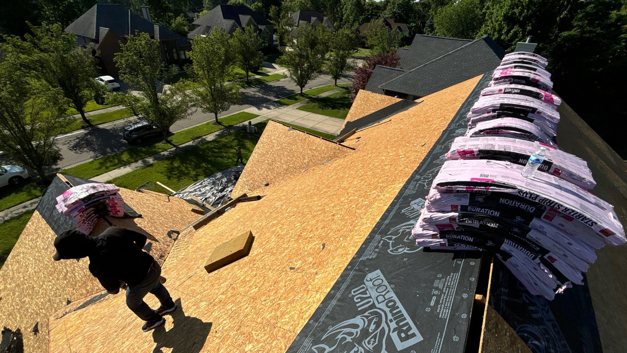 Roof Replacement using Owens Corning Duration by 180 Contractors