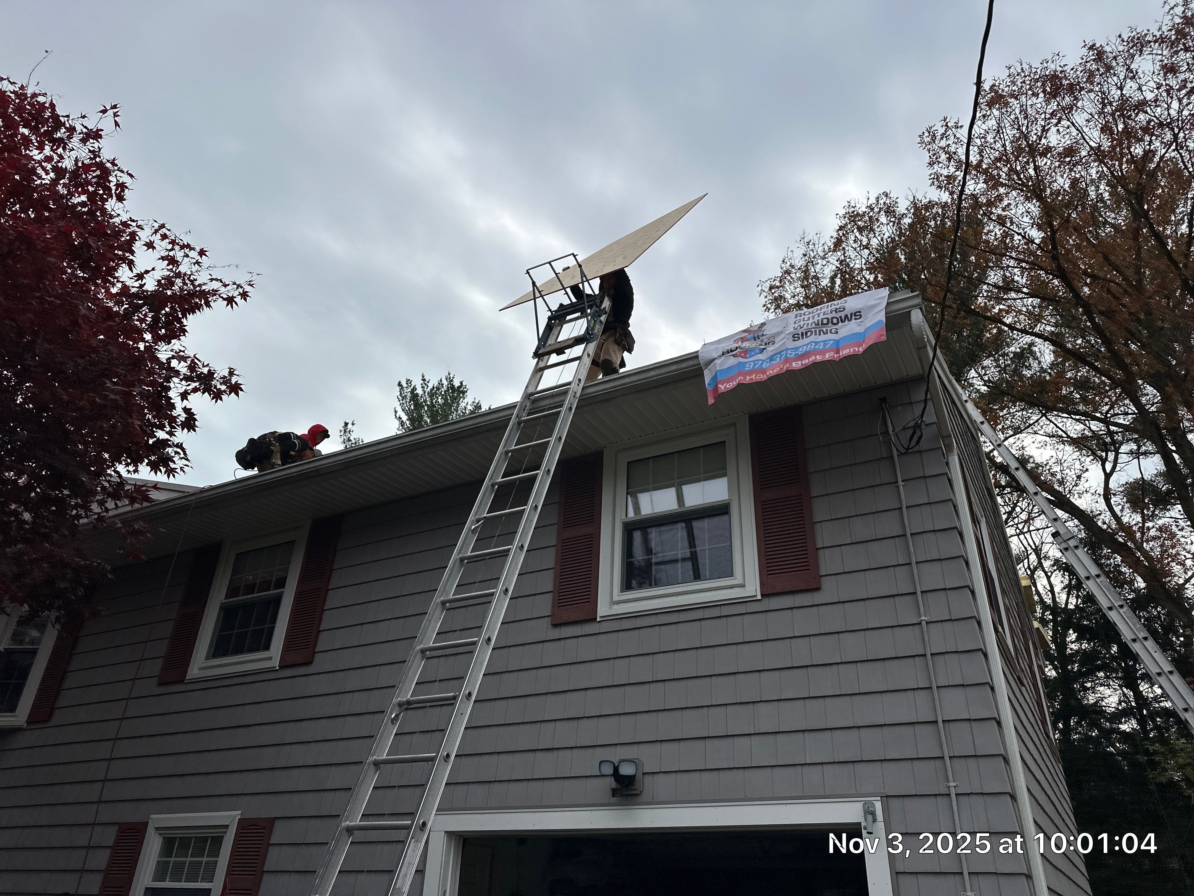 Chelmsford Complete Roof Replacement in Onyx Black with Balanced Ventilation by Mighty Dog Roofing of Greater Middlesex County