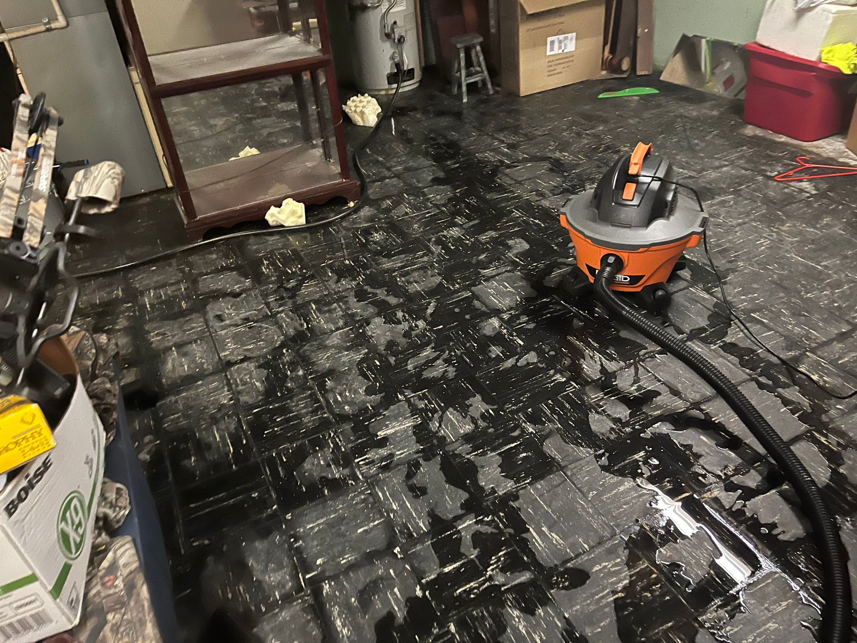 Emergency Service Water Mitigation Using Air Movers and Dehumidifiers by ANR Restoration