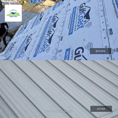 Arctic White Standing Seam