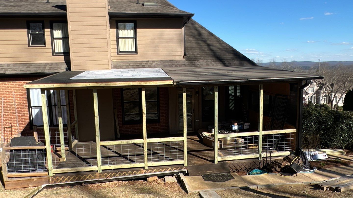 Lake Crest Circle - Roof and Deck Installation  by Pillar and Pine