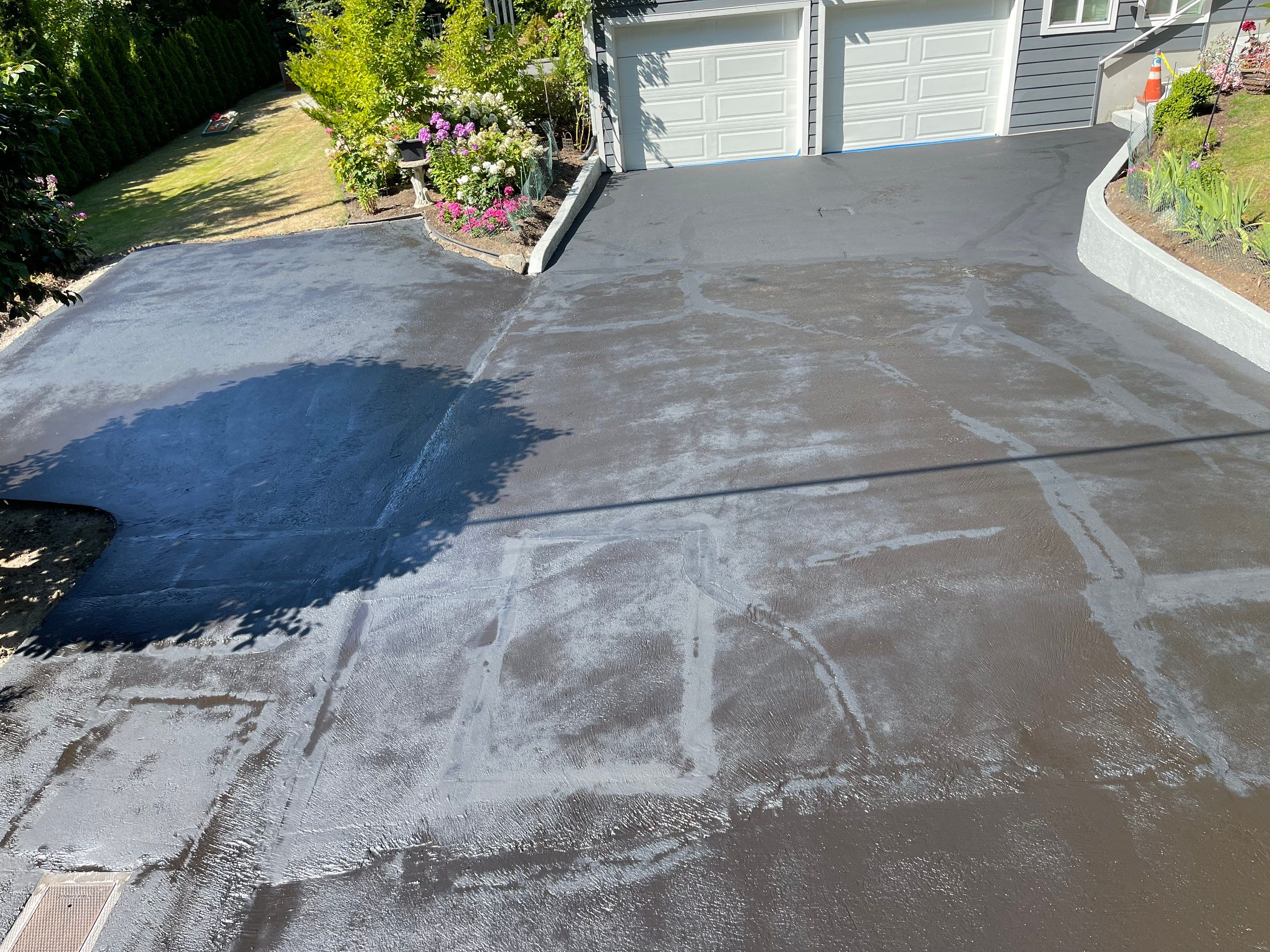Epoxy Stairs & Sealcoat Driveway Application by Jireh Asphalt & Concrete Inc 