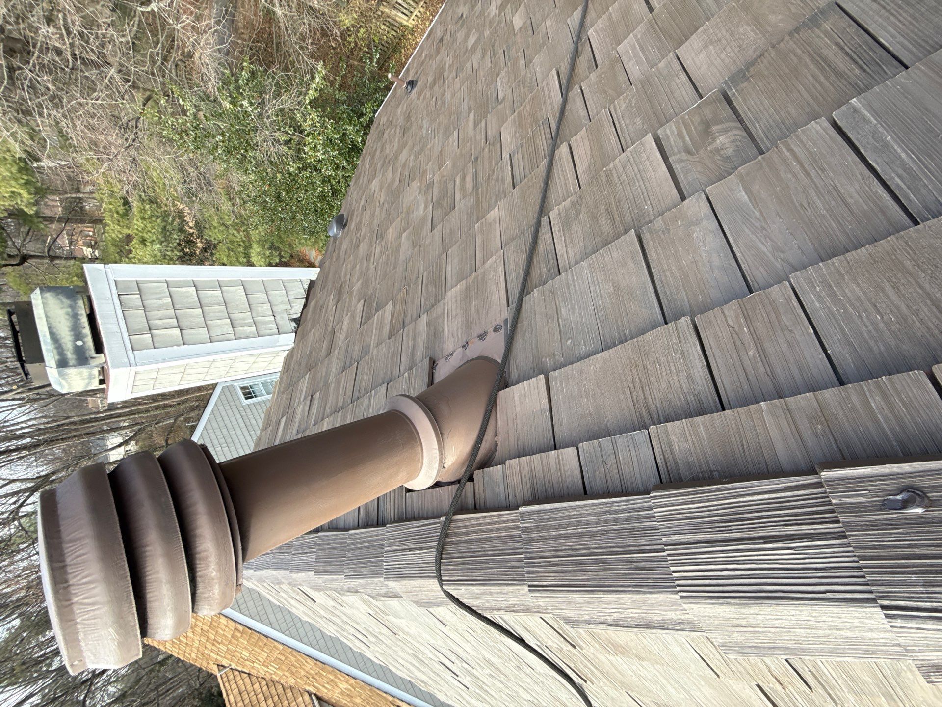 Reston :  Residential Roof Replacement with Brava Synthetic Cedar Shake Class C Natural  by RM Banning, Inc.