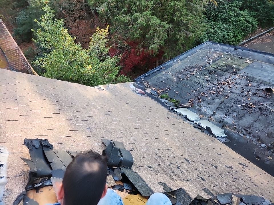 Residential Roofing Installation using Owens Corning TruDefinition Desert Tan by A Plus Exterior