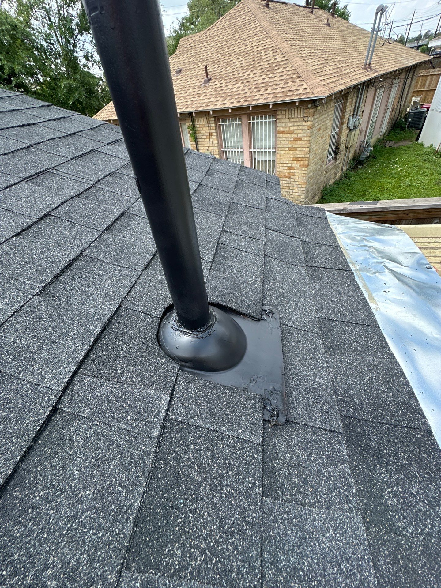 Project in Houston by Motion Roofing