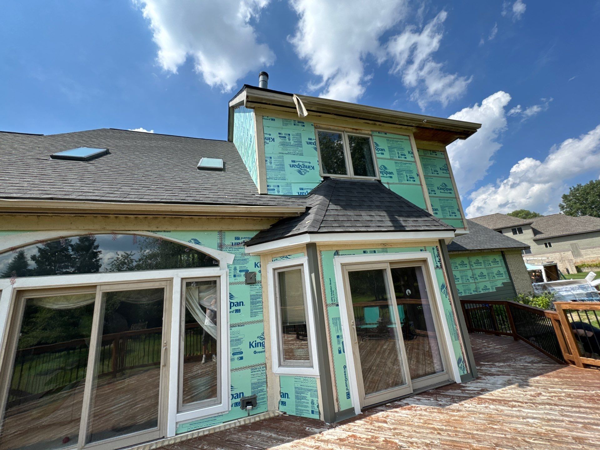 Siding Replacement using Alside Mountain Fern by 180 Contractors