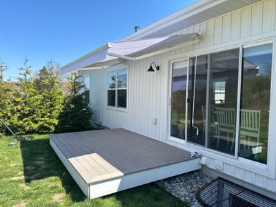Sunesta Retractable Awning Installation for Traverse City Composite Deck