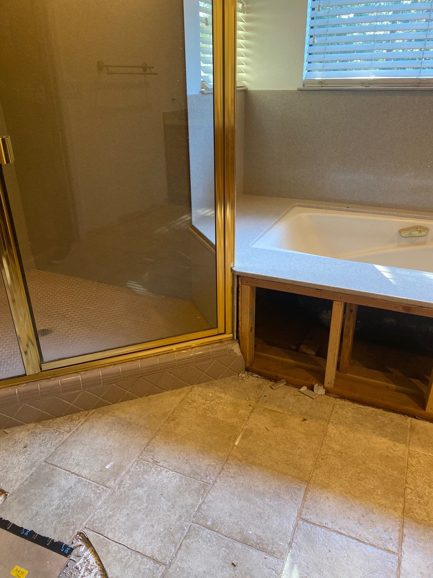 Tile Shower and Bathroom remodel  by Footprints Floors South Sacramento