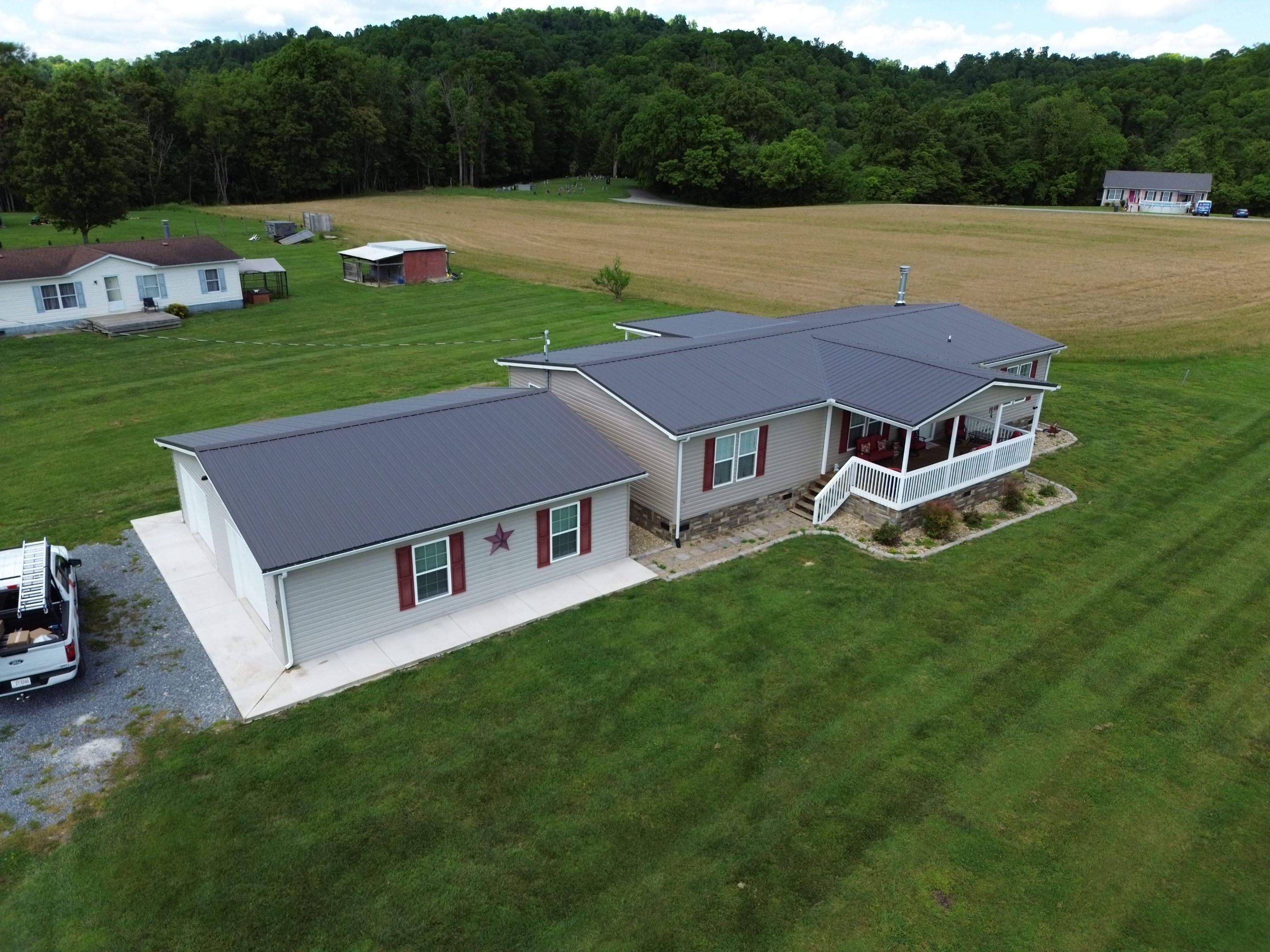 Burnished Slate Frost AG Panel by Omnia Roofing