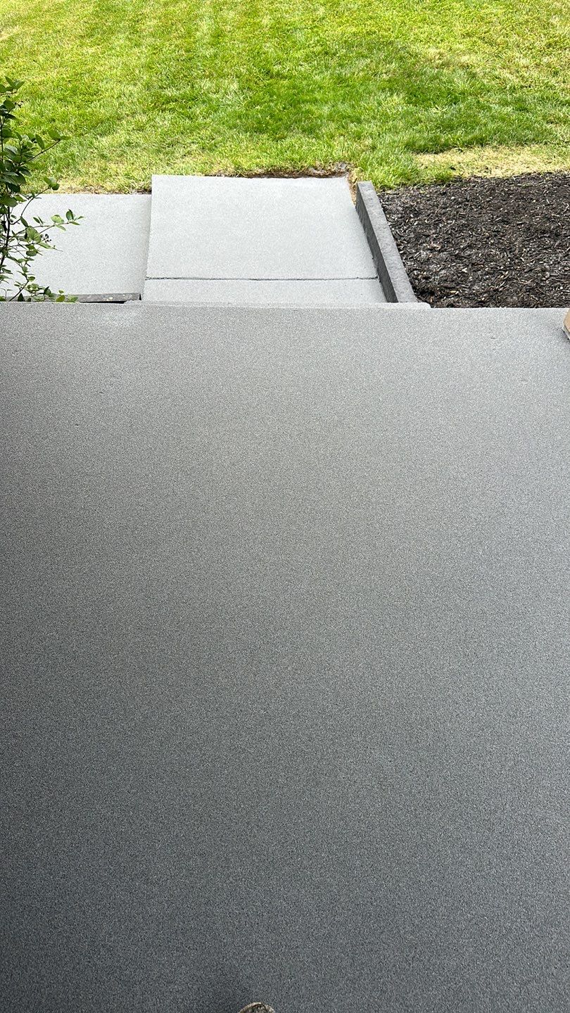 Twilight Garage, Walkway and Porch Project in Pittsburgh by Floors in a Day, Inc