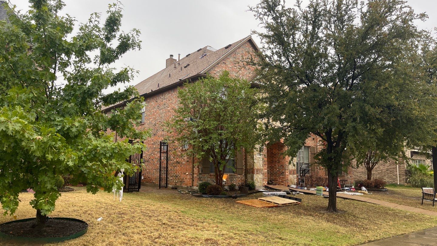 Storm Roof Damage Replacement in Frisco by First United Roofing & Construction