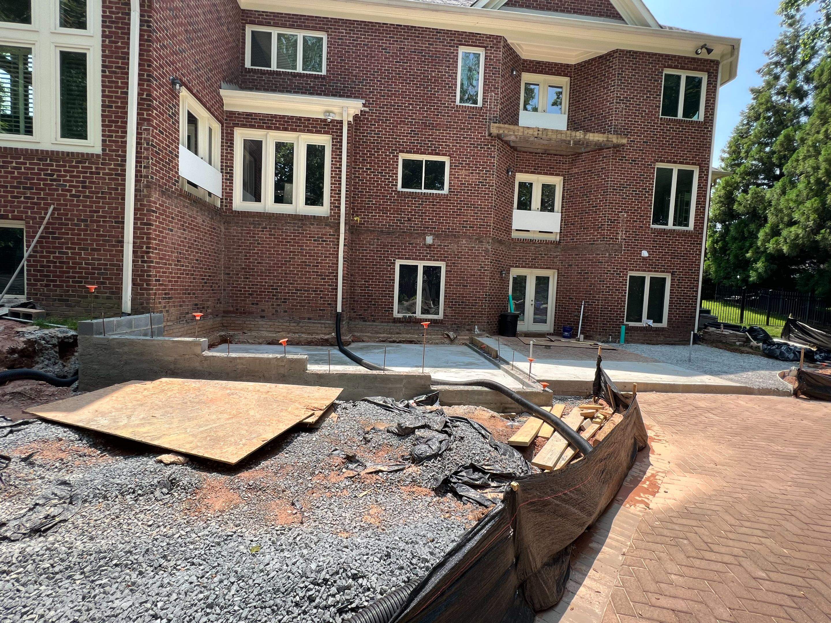 Custom Multi-Level Deck, Outdoor Kitchen & Pool Patio in McLean, VA by Sunburst Construction Inc