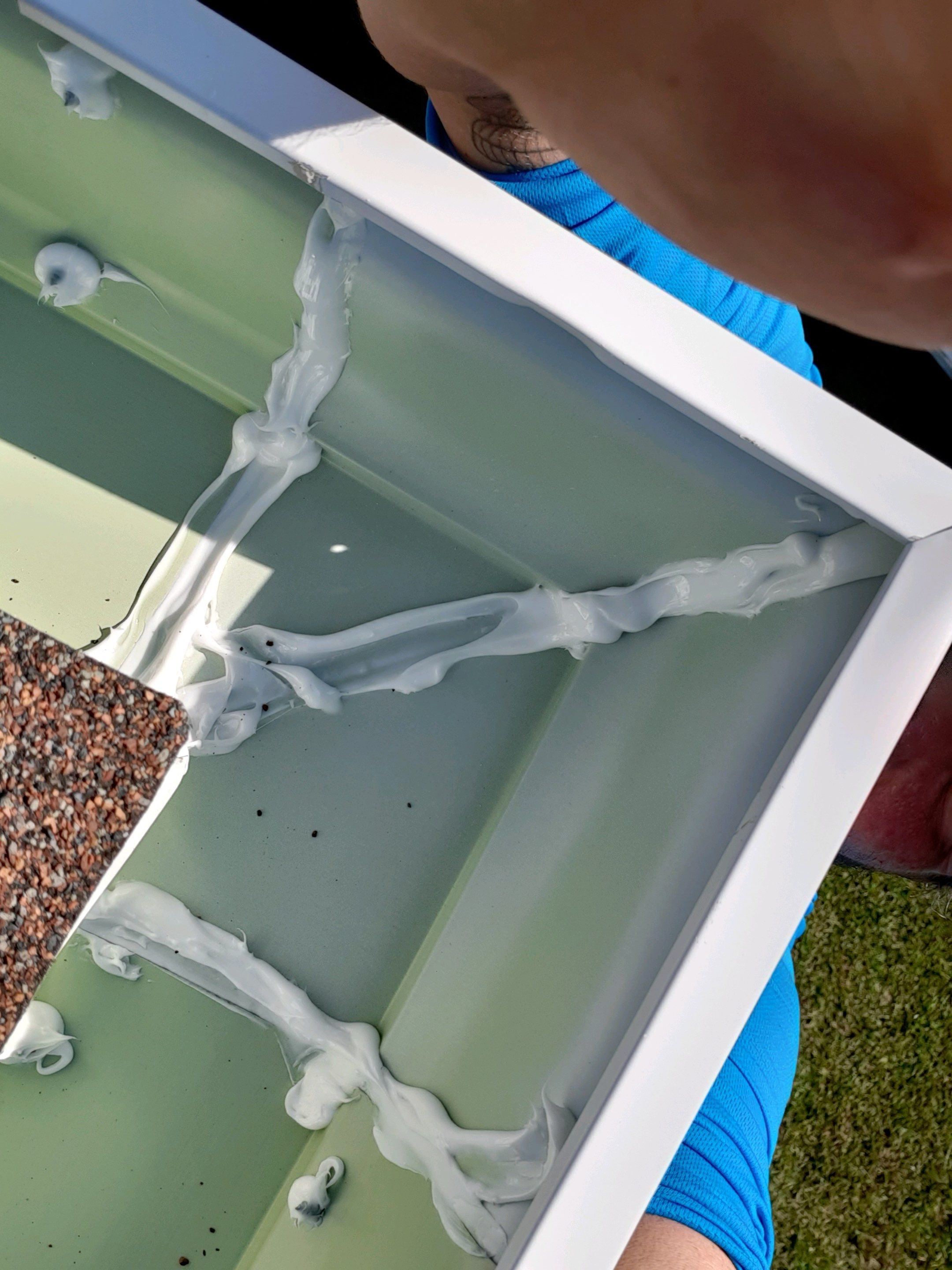 Gutter Installation using K-Style Seamless Gutters by Gutter Professors