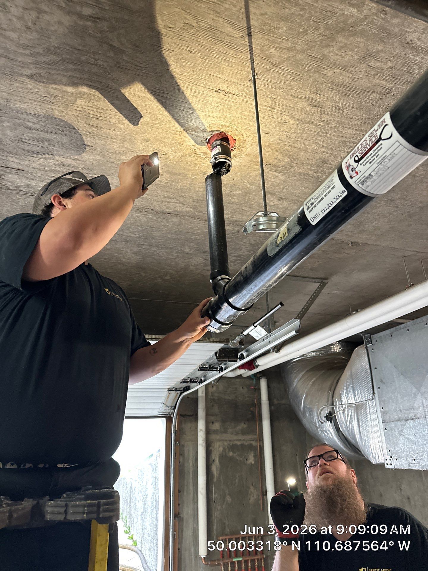 Multi-Story Condo Drain Line Cleaning and Stack Flushing in Medicine Hat by Septic Medic Inc.