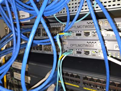 Structured cabling installation by CimaSolutions