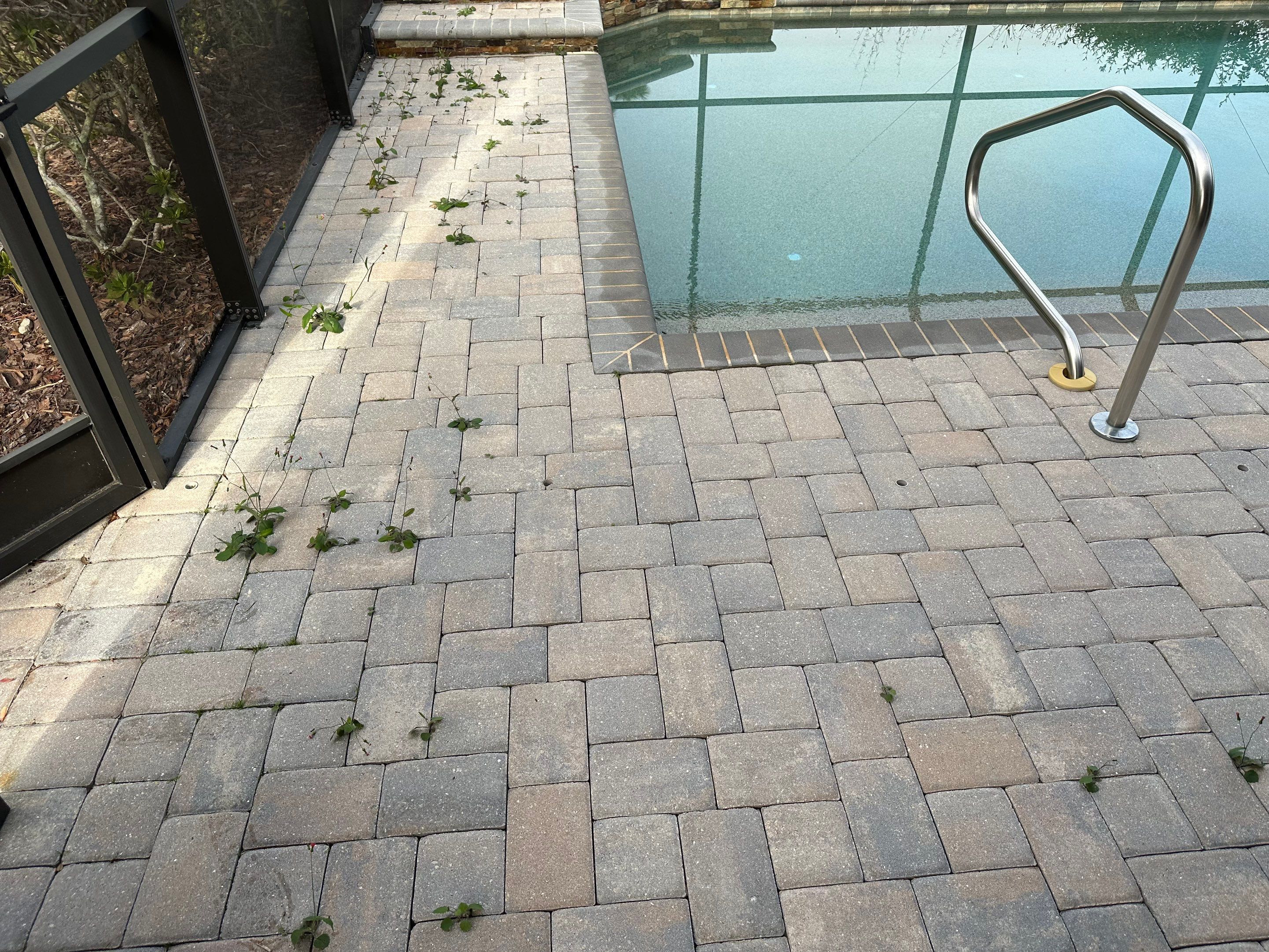 Concrete Tile Roof, Paver Pool Deck, Screen Enclosure & Driveway Cleaning in Artisan Lakes Esplanade, Palmetto, FL | Sunshine AquaWash by Sunshine AquaWash