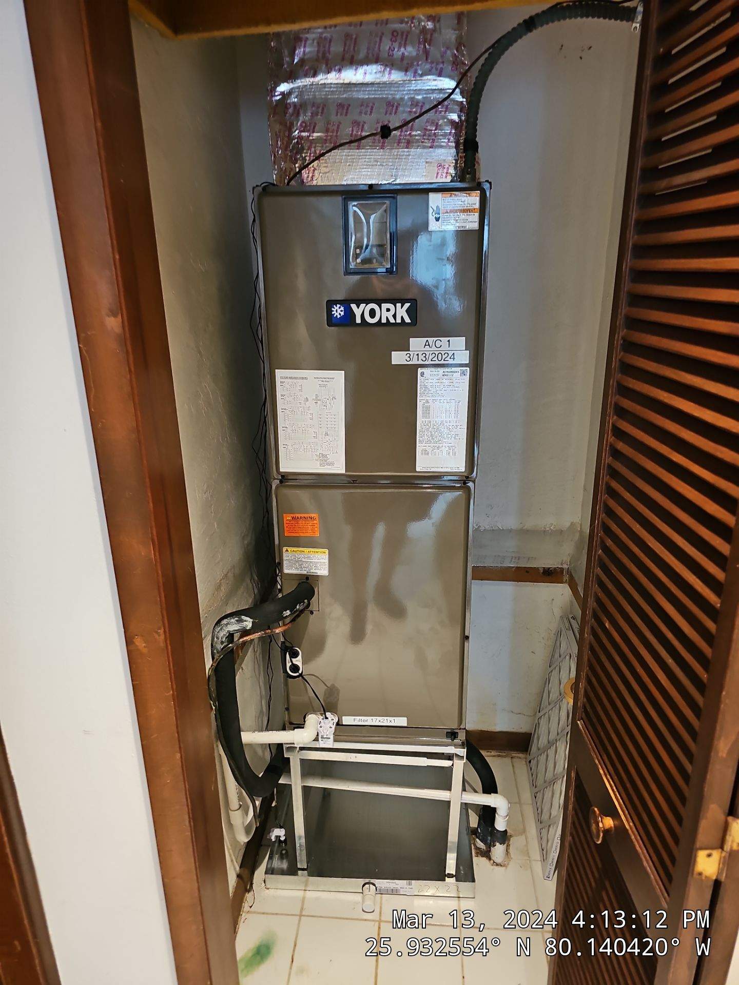SOME REPLACEMENTS by CARVAJAL A/C MECHANICAL CORP