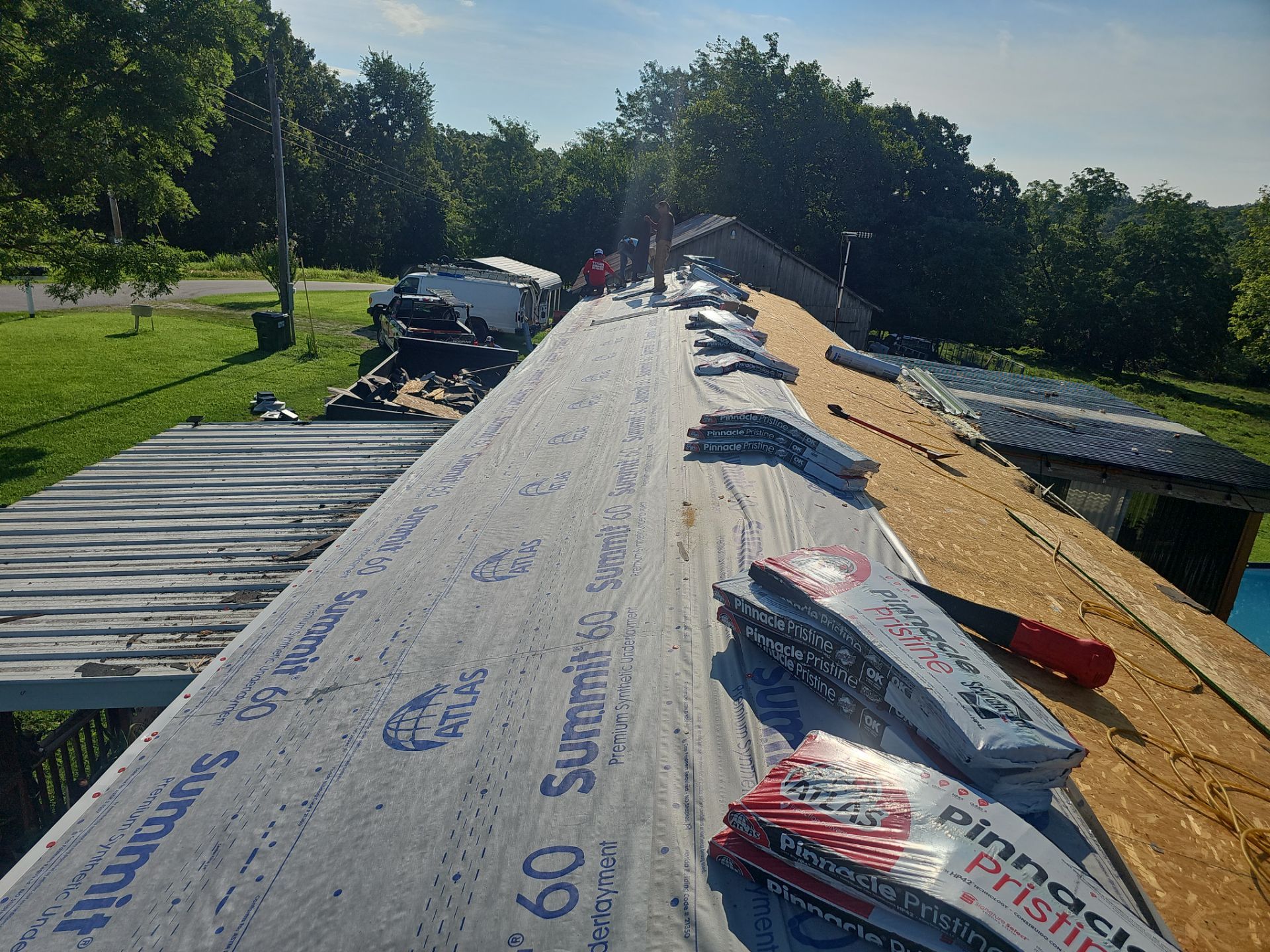 Residential Roofing Install - Atlas Pinnacle Pristine Shingles - Color Morning Harvest  by Titan Commercial & Residential Roofing 