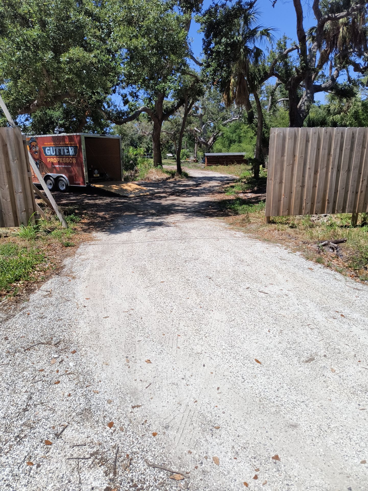 Half-Round Aluminum Gutters in Nokomis FL by Gutter Professors