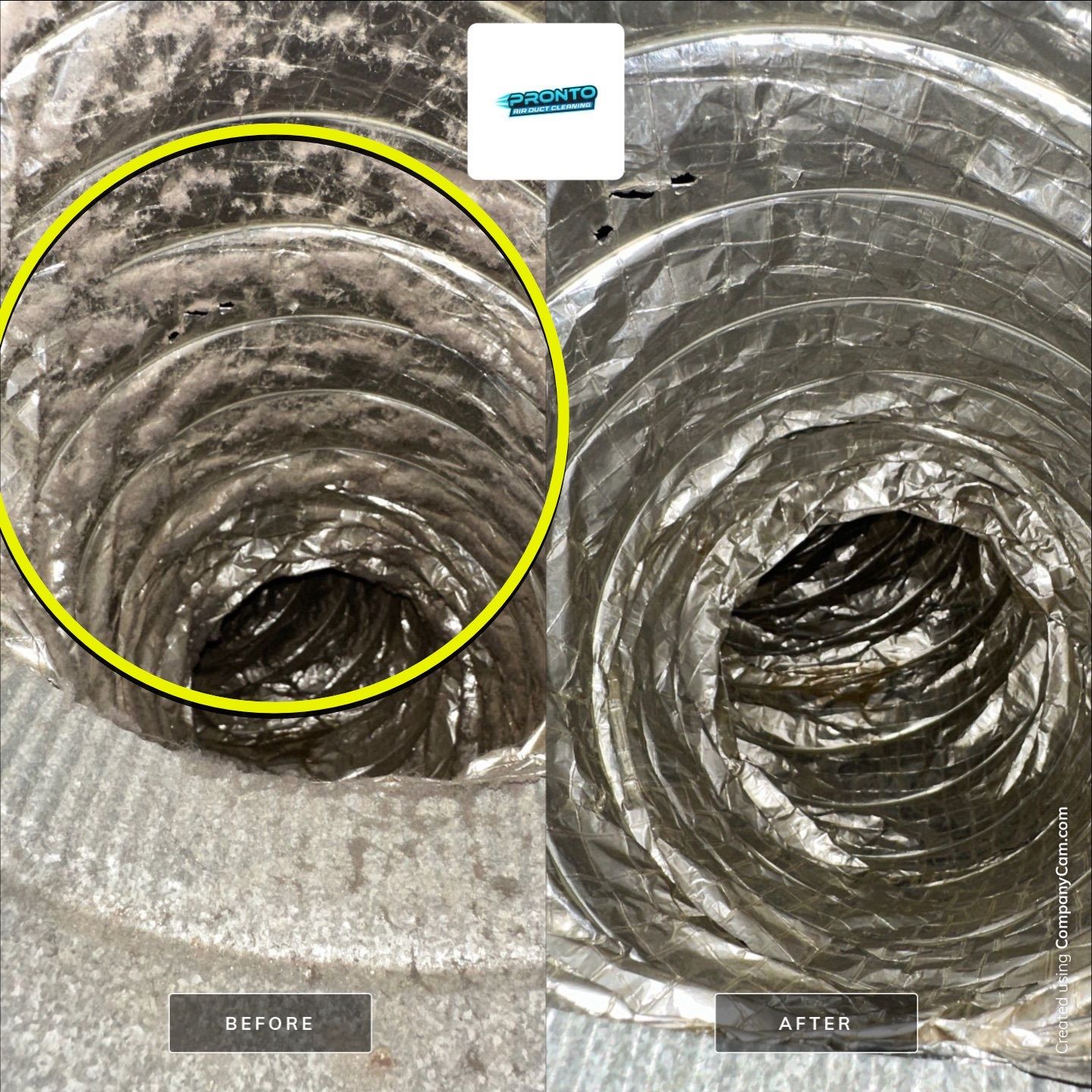 HVAC Duct Cleaning + Dryer Vent Clogged by Pronto Air Duct Cleaning