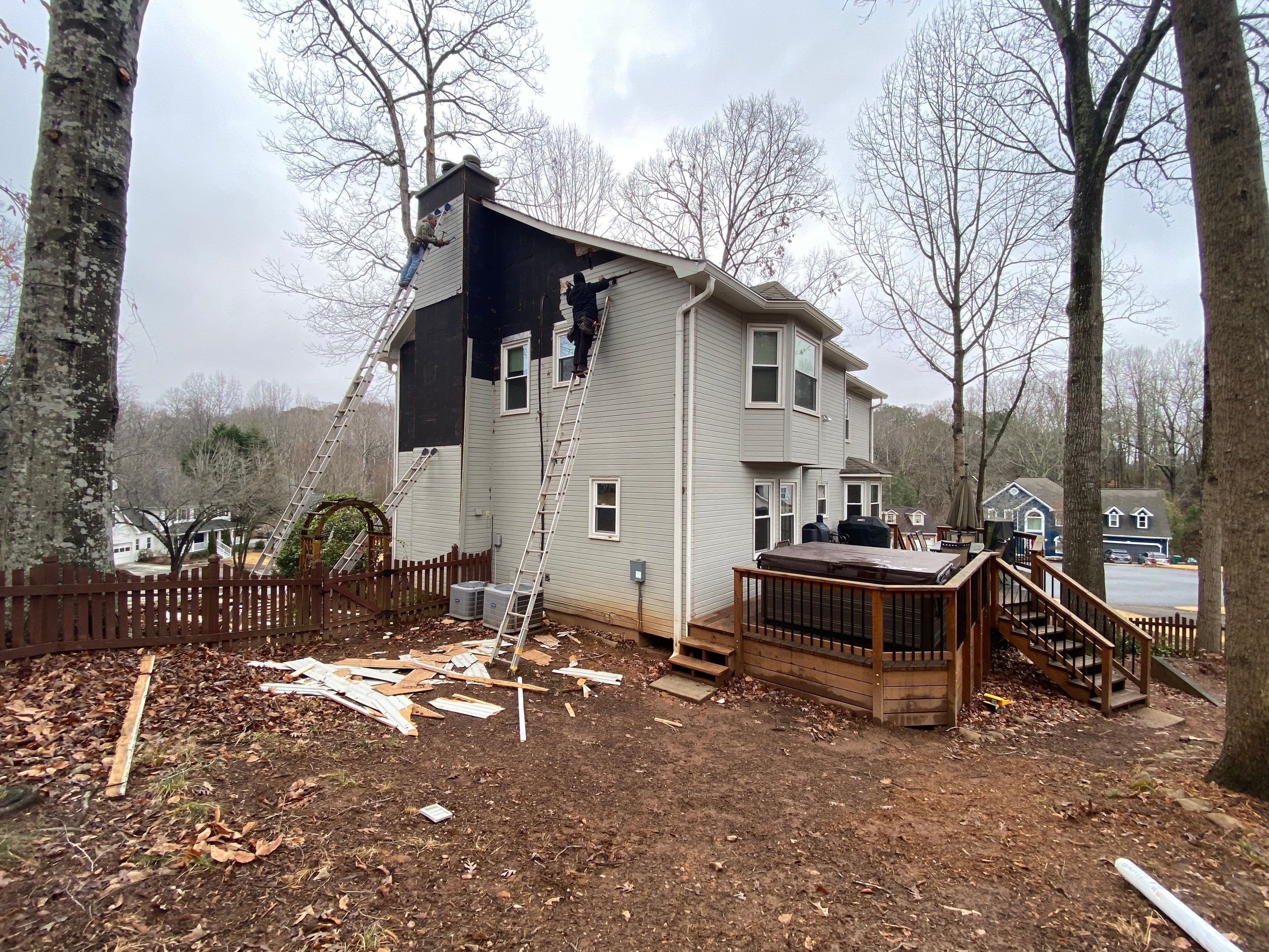 Full Exterior Painting and Siding Refresh in Smyrna, Georgia by Swift Home Renovations