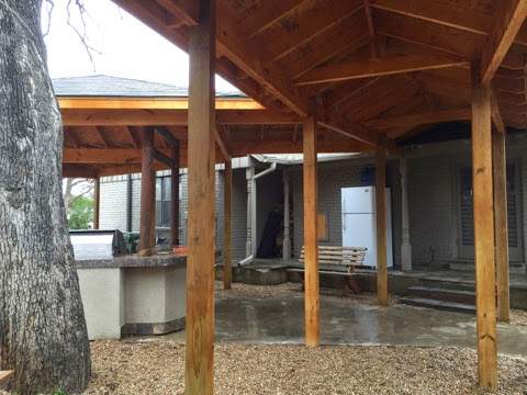 Covered Walkway Patio for a Private School by First United Roofing & Construction