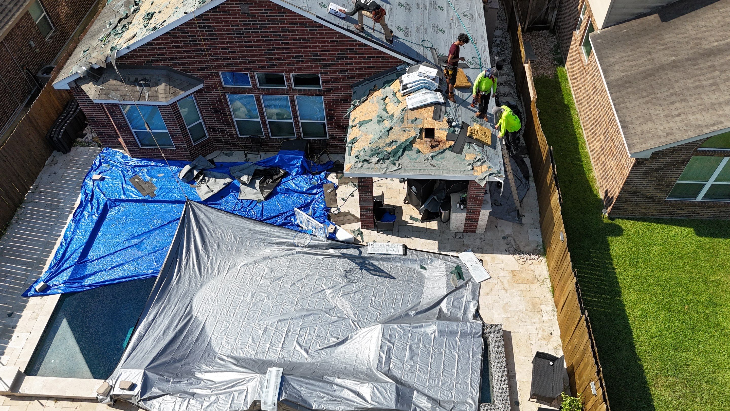 Residential Roofing Installation using IKO Dynasty by Core Four Roofing