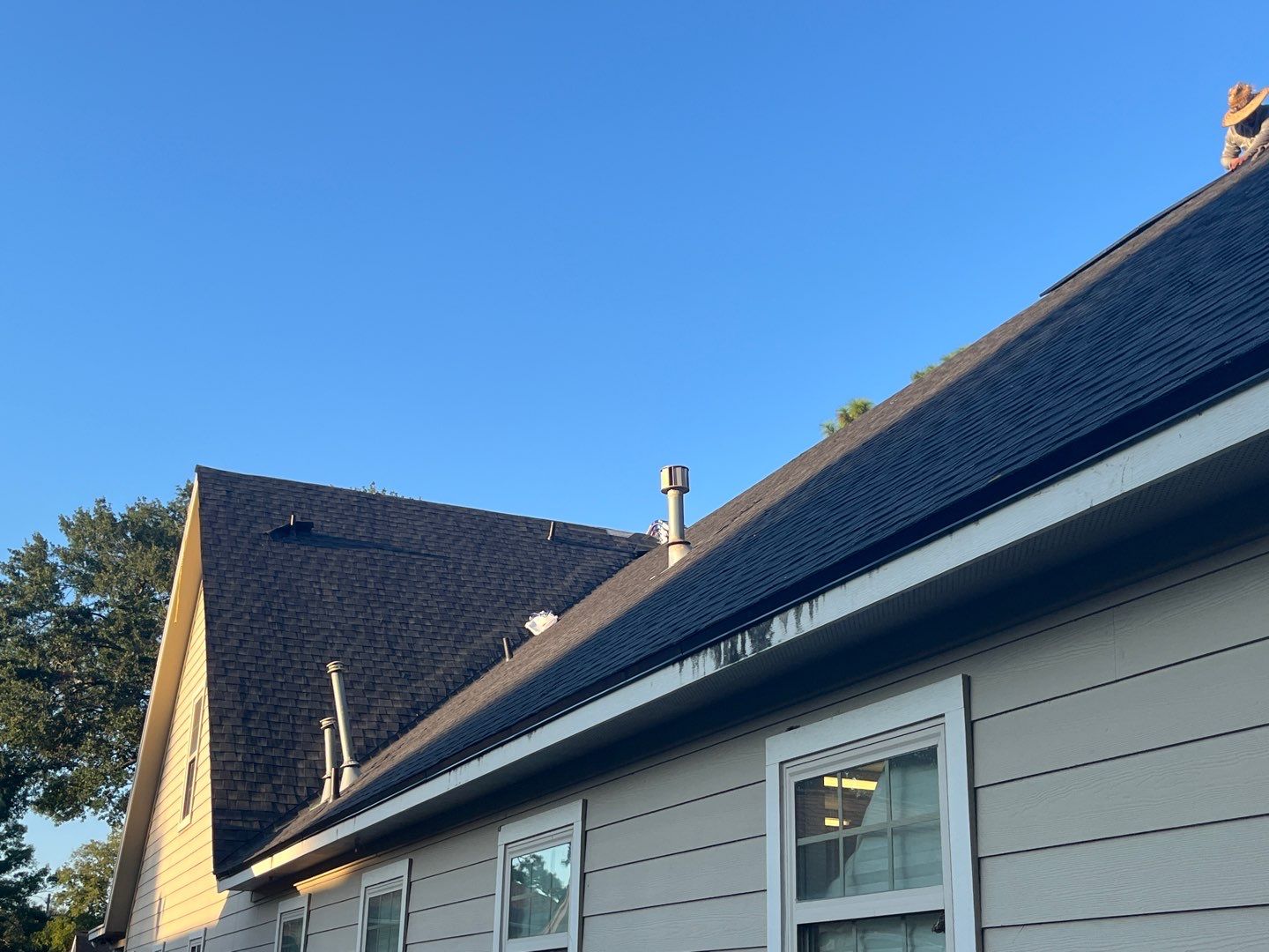 Residential Roof Replacement using GAF HDZ - Charcoal shingles by Elite Roofing LLC