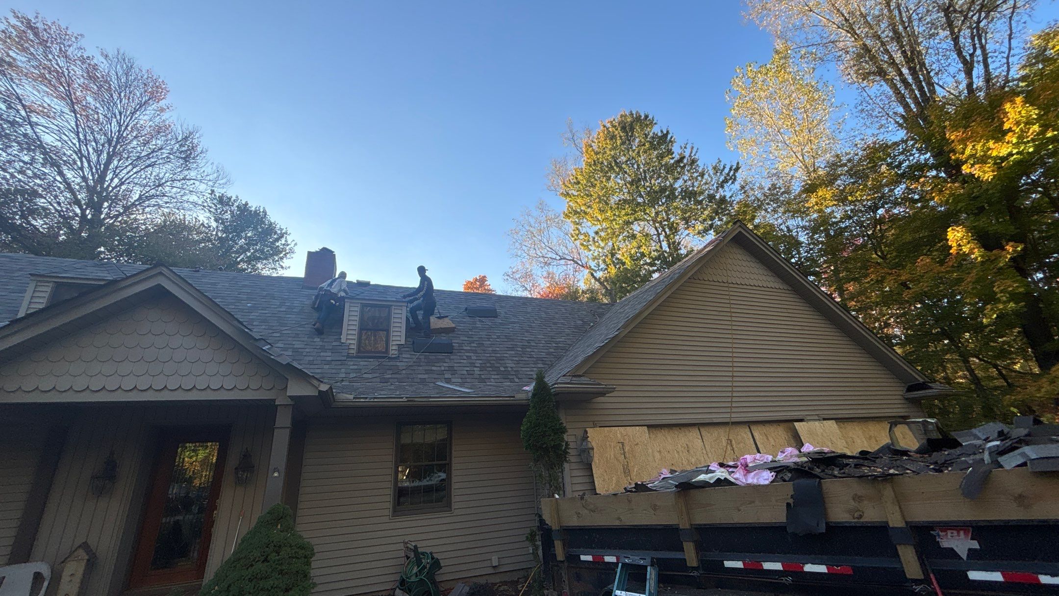 Roof Replacement using Owens Corning Driftwood by 180 Contractors