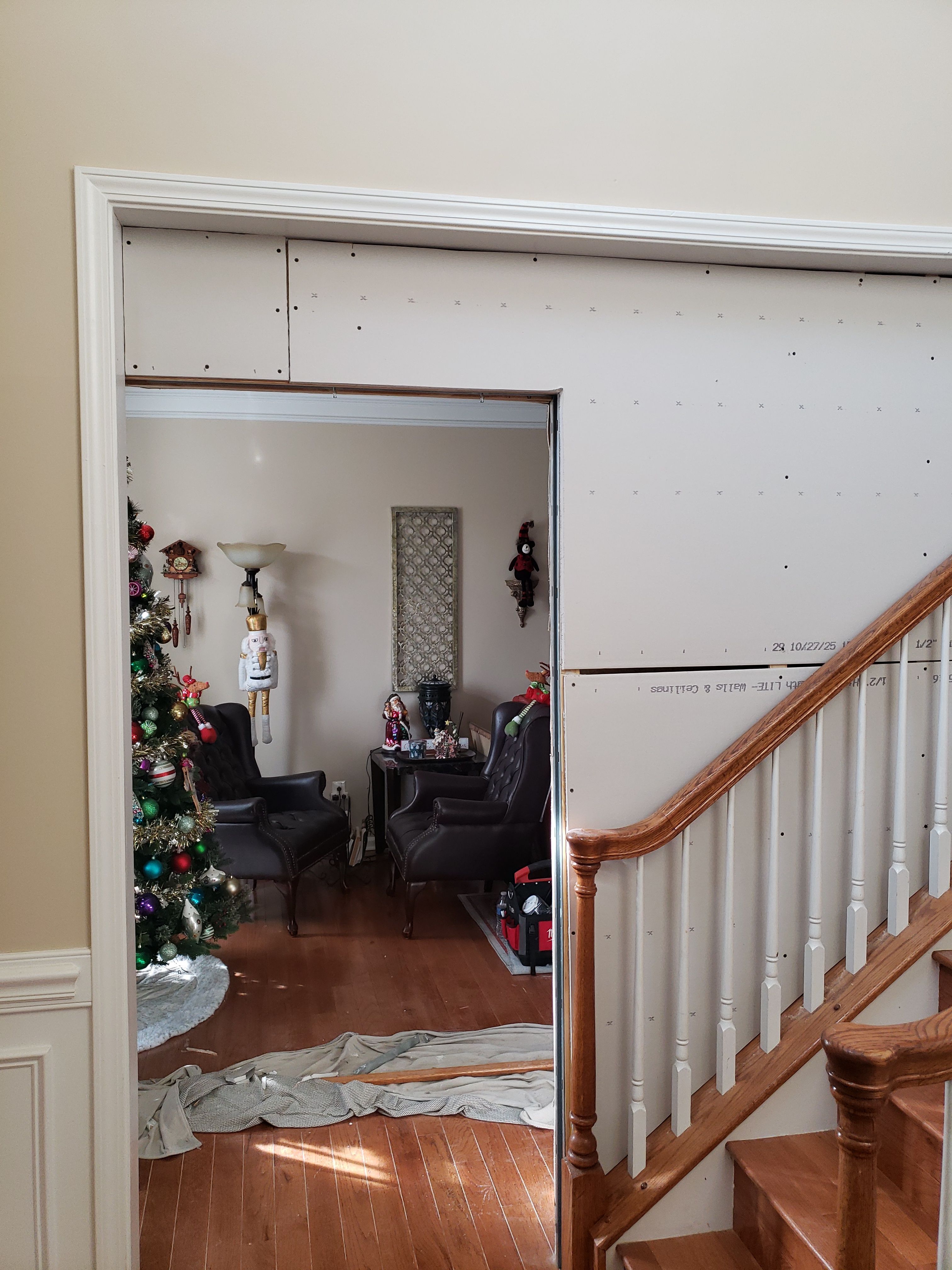 Entry Foyer Pocket Doors by A Step Above Handy LLC 